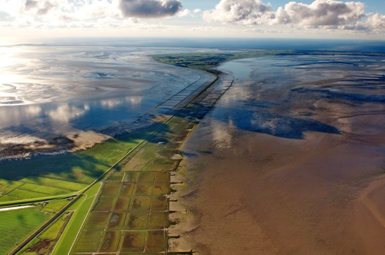 Hindenburgdamm Sylt, skyview