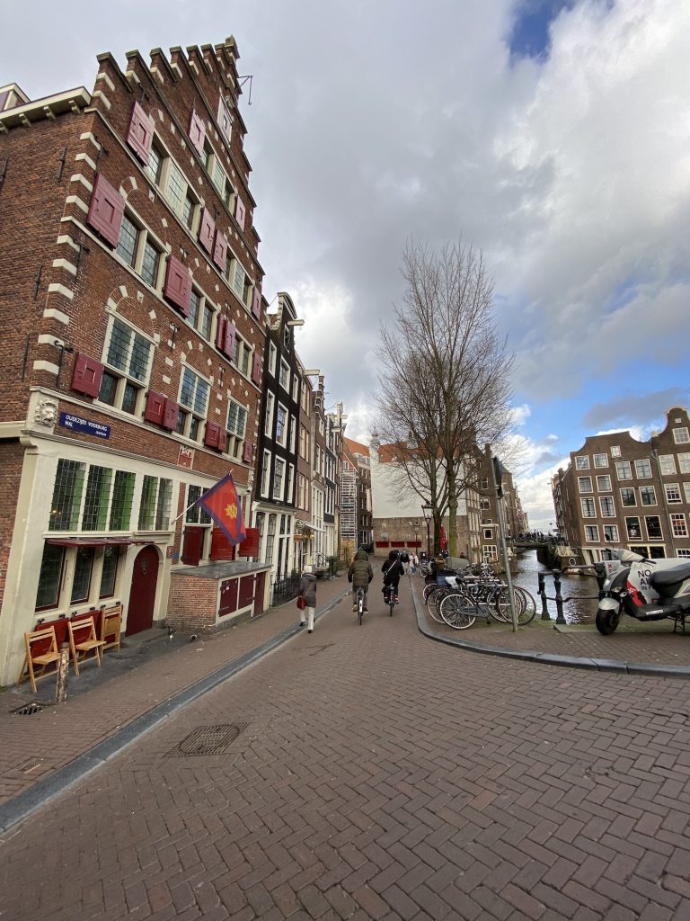 Amsterdam red light district, local street