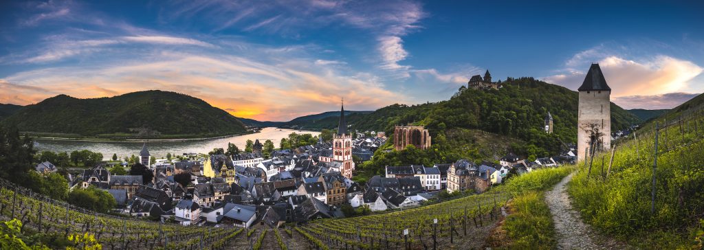 Sunset at Bacharach, Rhine Valley, Germany
