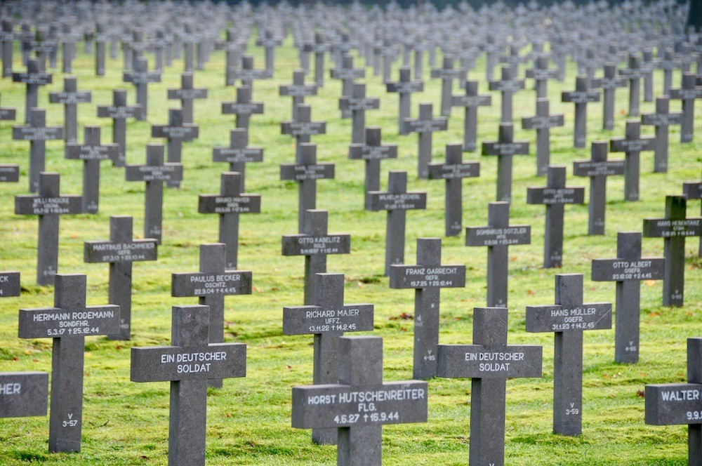 German military cemetery, Ysselsteyn, the Netherlands