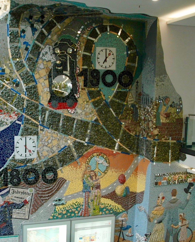 Nürnberg Hauptbahnhof Mosaik