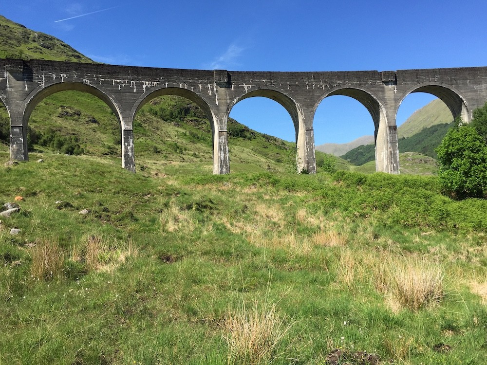 Glenfinnan viaduct, Scotland, Harry Potter.