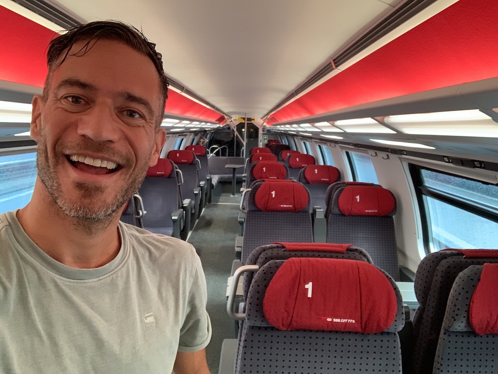 SBB - Swiss train first class