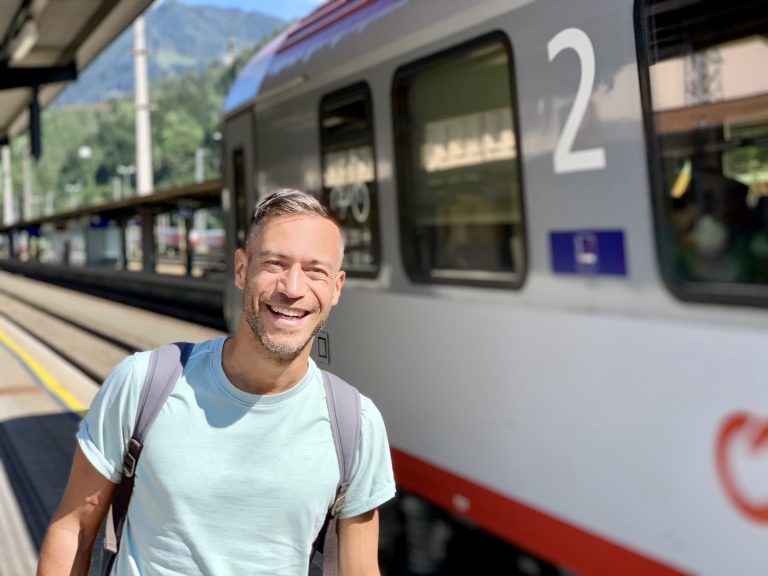 Interrail traveller Austria