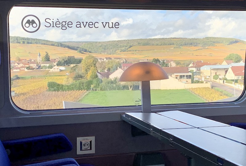 Uitzicht vanuit de TGV naar Marseille