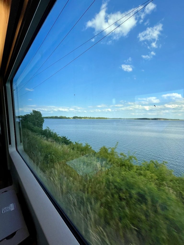 In de trein naar Rügen