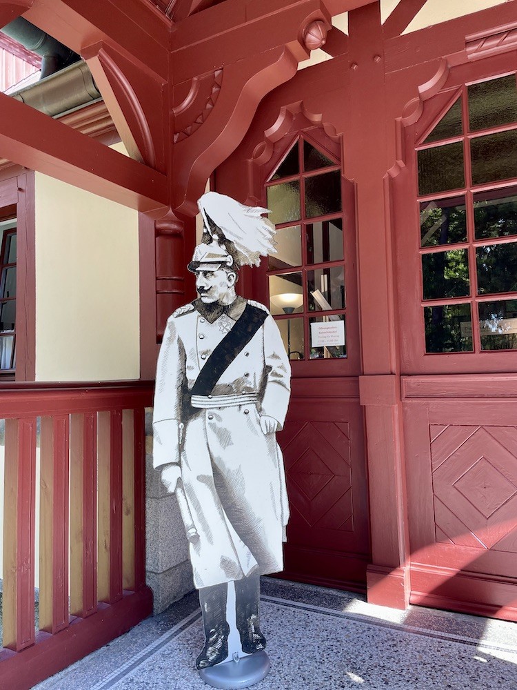Joachimstal Kaiserbahnhof, Kaiser Wilhelm II